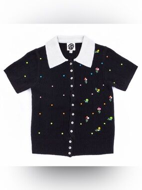 YanYan Rosie Short Sleeve Cardigan NWOT